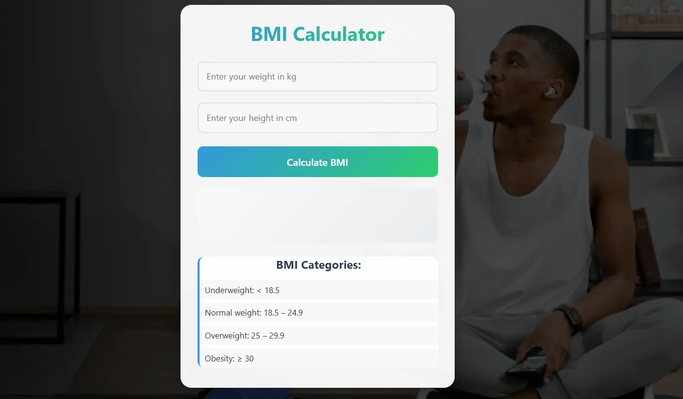 Health Metrics: BMI Calculator