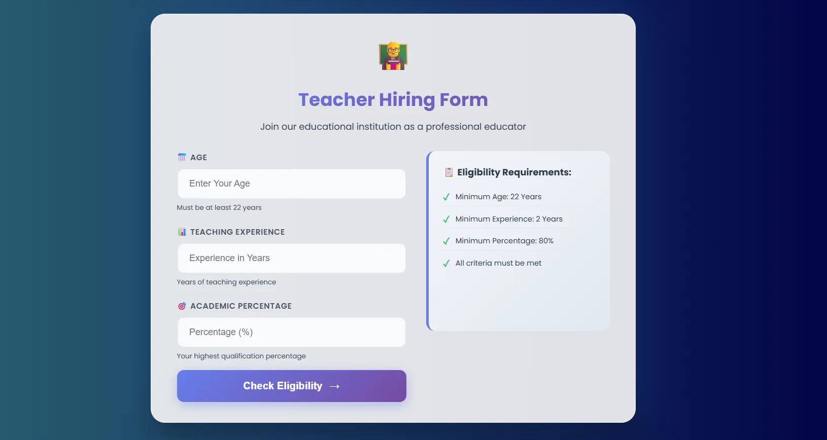 HireCheck Recruitment Portal